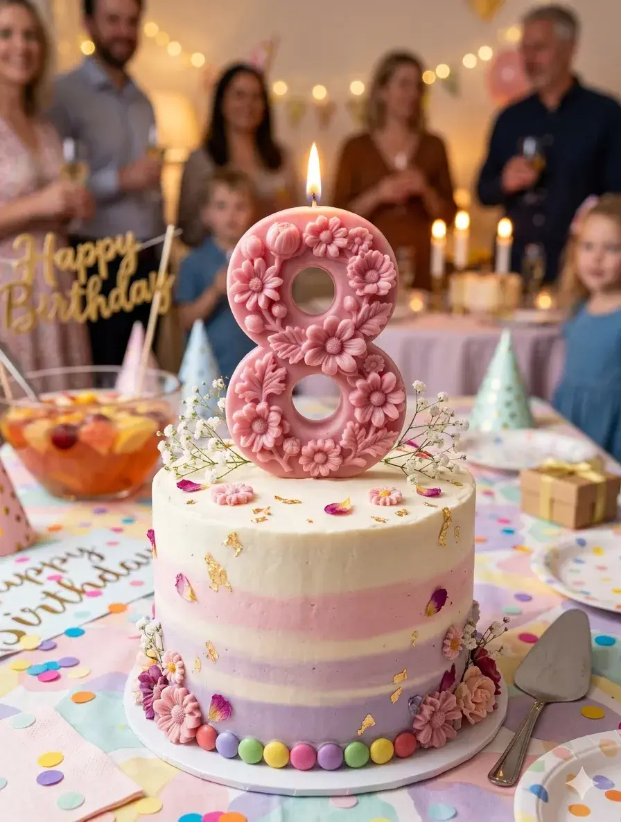 Vela cumpleaños 8 - Imagen 2