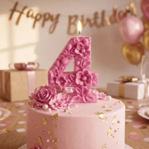 Vela cumpleaños 4